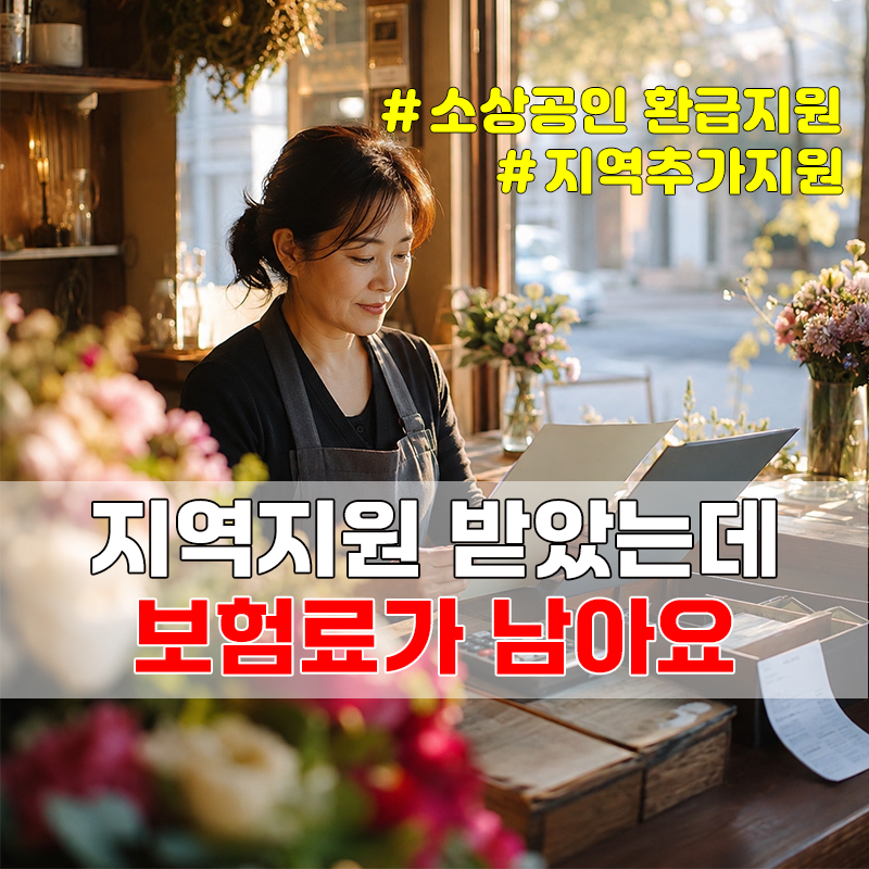 자영업자 고용보험료, 지역지원 받아도 내 돈이 남는 이유