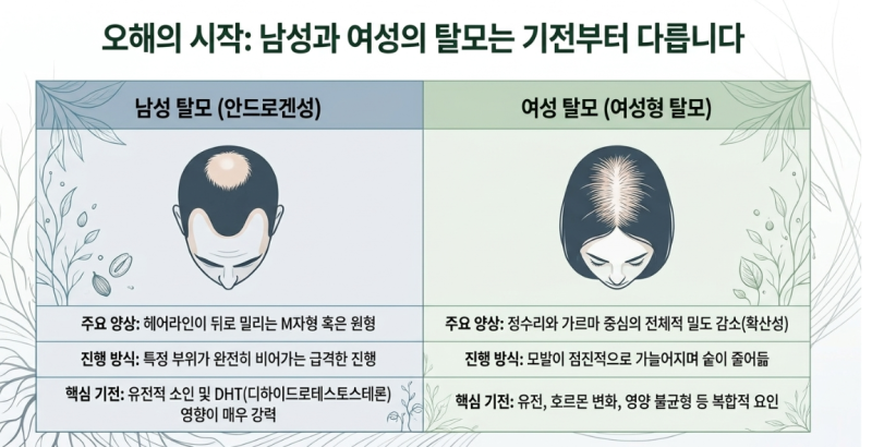 여성 탈모, 남성과는 다르다! 미녹시딜 탈모약에 대한 모든것(부작용, 가격, 성분, 주의사항)