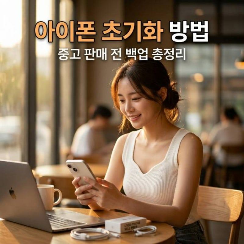 아이폰 초기화 방법 중고 판매 전 백업 총정리