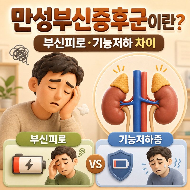 가수 던이 밝힌 만성부신증후군이란? 부신피로·부신기능저하증 차이
