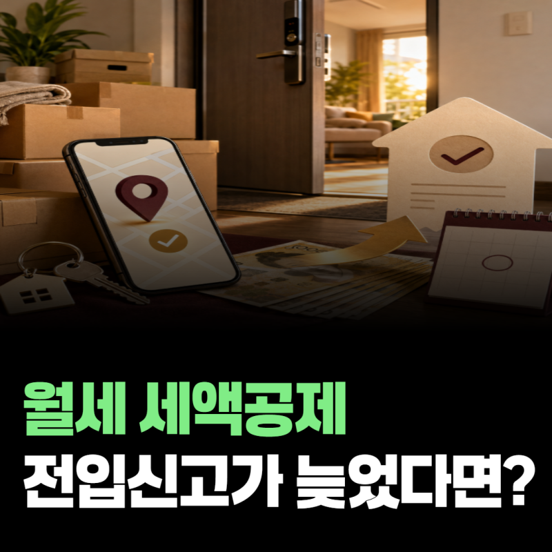 월세 세액공제 전입신고가 늦었다면? 전입 전 월세도 받을 수 있을까?