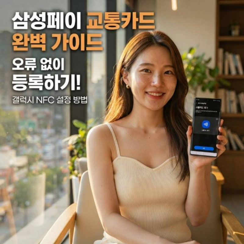 삼성페이 교통카드 등록 사용법 오류없이 갤럭시 nfc 설정 방법