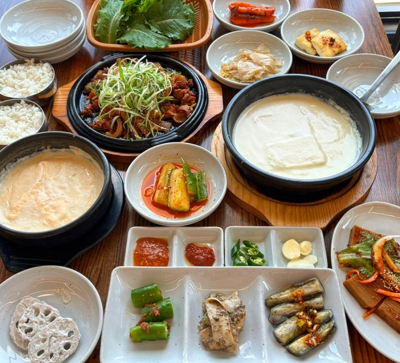 김포 양촌 맛집 황토화덕 고추장 숯불구이 | 매콤한 고추장 숯불구이와 고소한 콩빠두의 만....