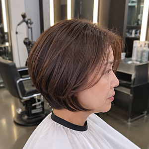 여름 가을 40대 50대 단발 트렌드 딱 하나 — 레이어드 보브컷 C컬펌이 정답인 이유