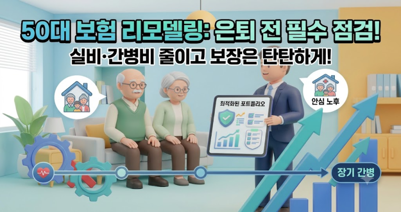 50대 간병보험과 치매보험 준비법: 중복 보장 다이어트부터 전환 기준까지