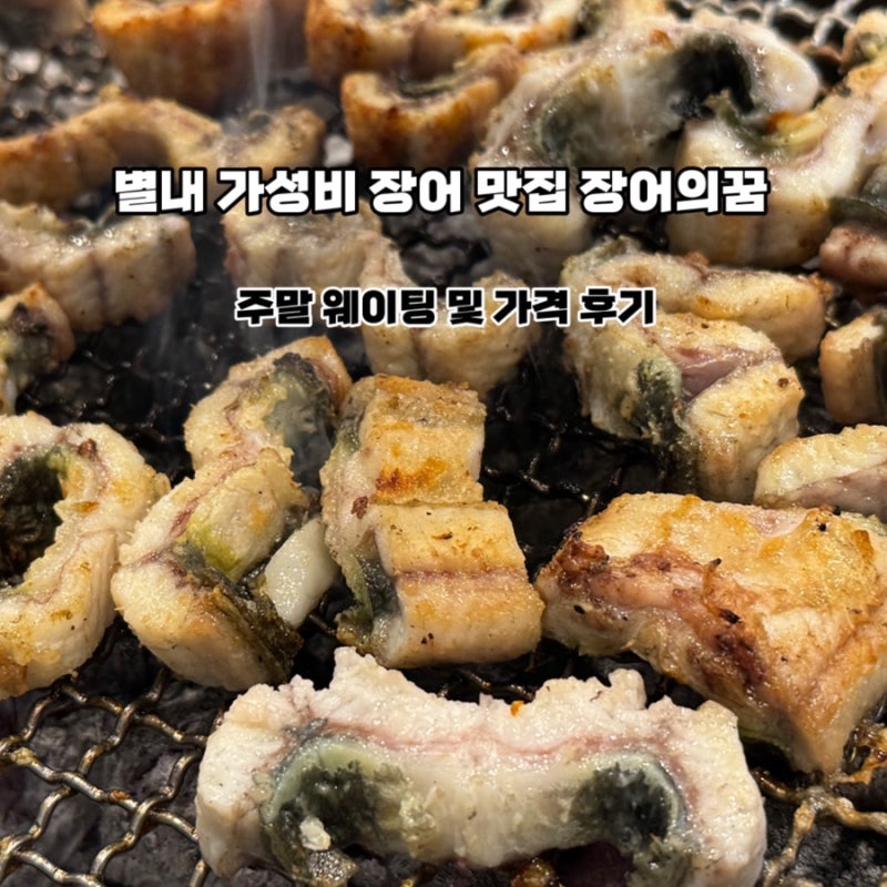 별내 가성비 장어맛집 장어의꿈 주말 웨이팅 및 가격 후기