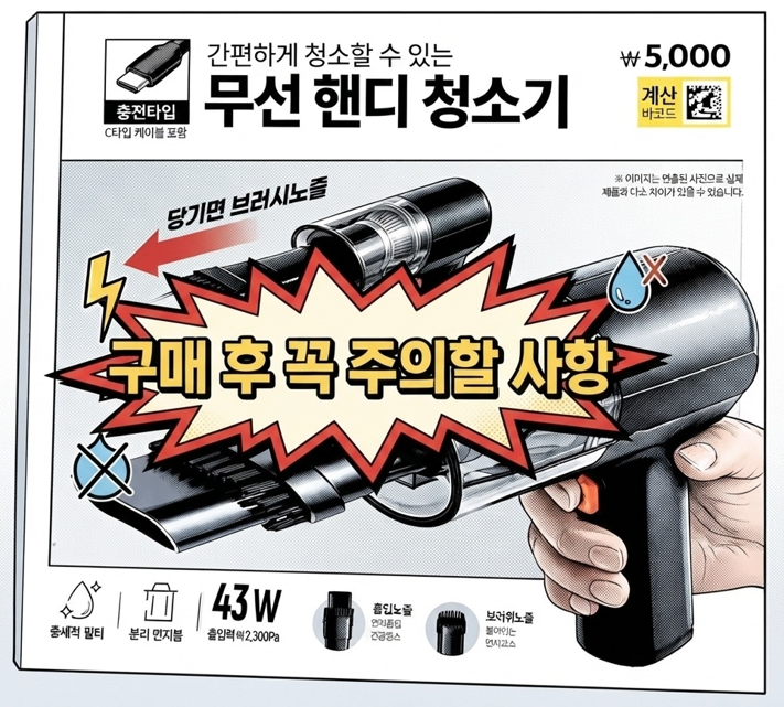 여러분이 사용하고 계신 다이소 무선 청소기 저도 샀습니다