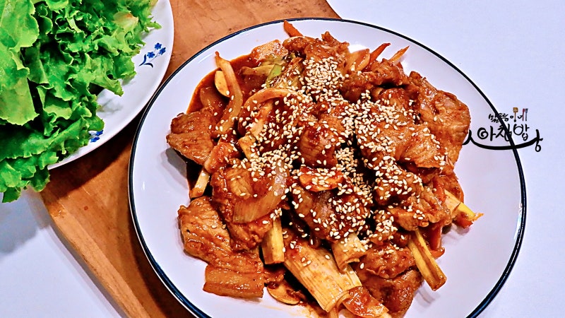 앞다리살 제육볶음 황금 레시피 고추장불고기 양념