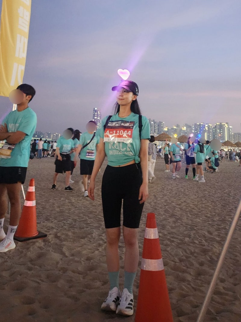 2026년 부산 나이트런 나이트레이스 후기 광안리해수욕장 스펀지밥 포토존