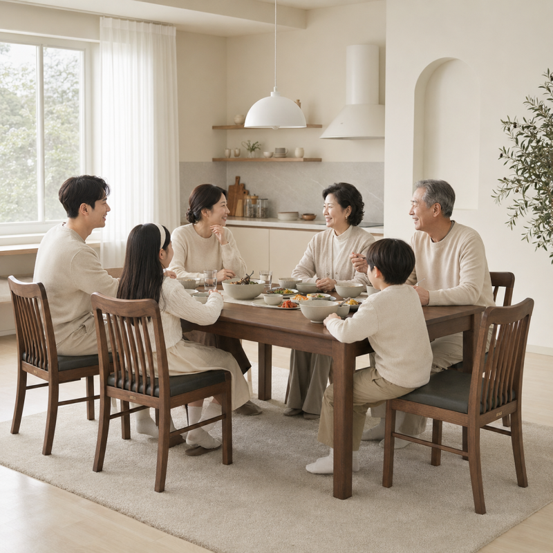 "대박찬스 55만원대" 까르엠가구 로렌 6인용식탁 테이블 세트 원목 벤치 의자 1800 견고한 고무....