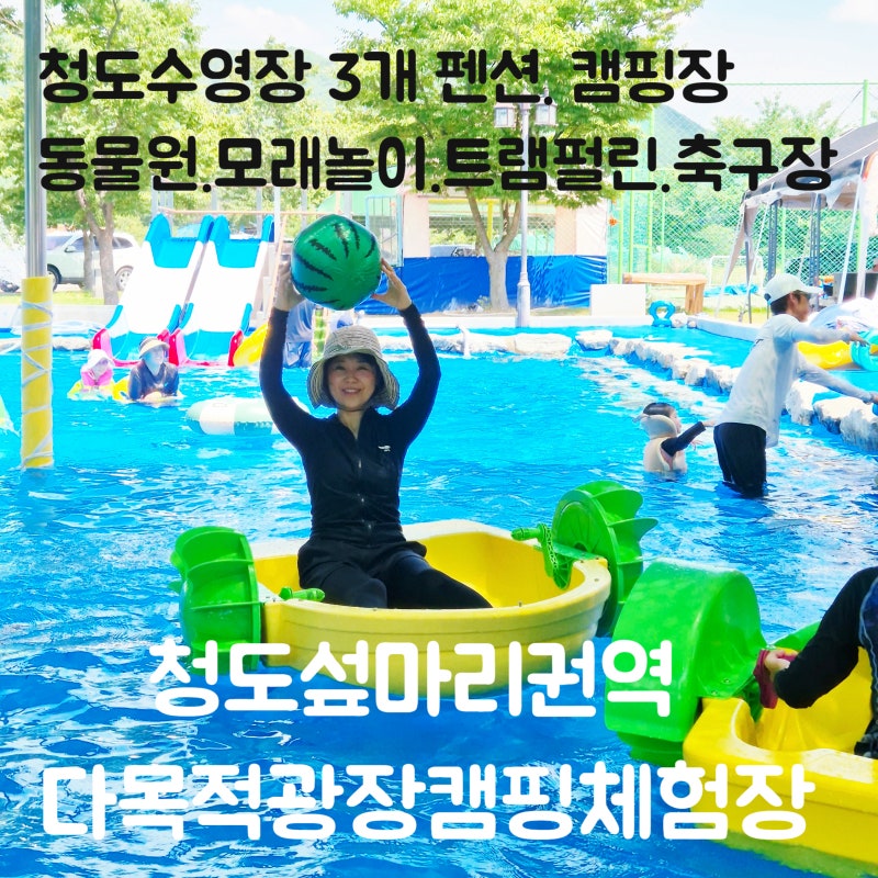 내돈내산 청도 수영장 펜션 캠핑장 청도 섶마리 펜션 캠핑