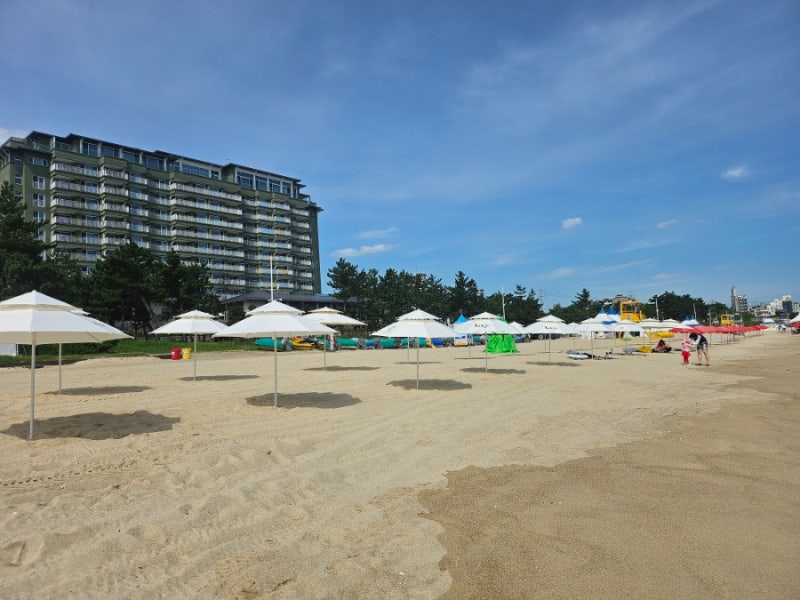 Gyeongpo Beach, 1 Minute from Lakai Sandpine Resort (Free Parasol Rental for Guests)