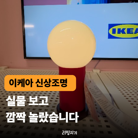 브랜드 로고만 가리면 몇십만 원도 믿겠습니다… "이케아" 조명 신상 TOP5
