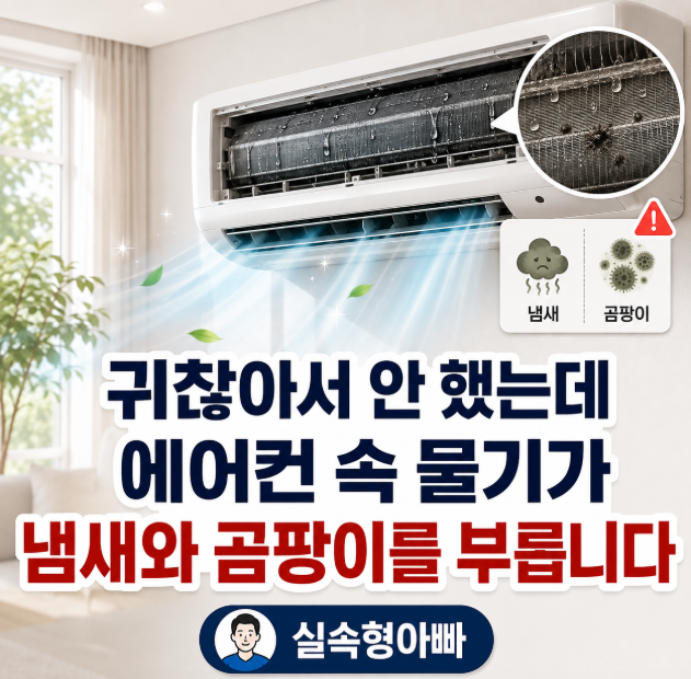 에어컨 자동건조 설정법｜삼성·LG·캐리어·위니아 냄새 줄이는 방법