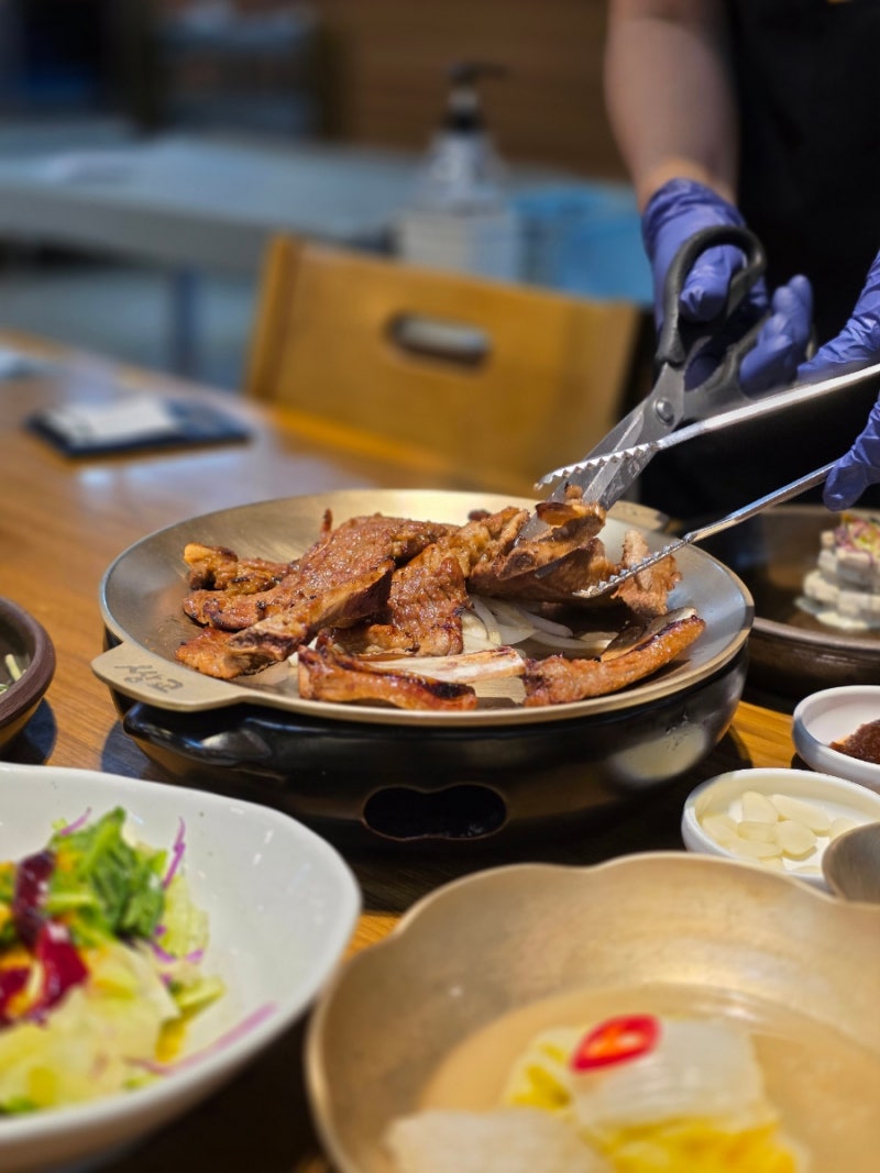 [광주 맛집] 쌍교숯불갈비 솔직 후기 : 양념 돼지갈비에 들깨수제비 조합 필수!