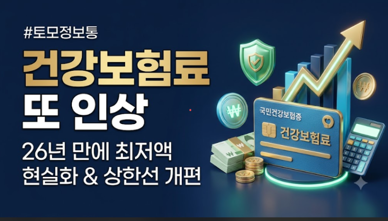 건보료 상한 612만 원·최저 2.2만 원 개편! 직장인·지역가입자 필독 요약