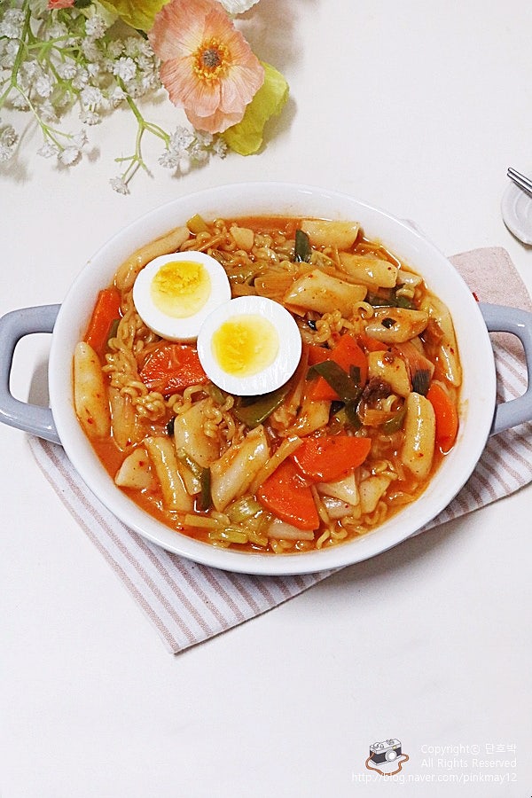 류수영 라볶이 레시피 간단한 라면볶이
