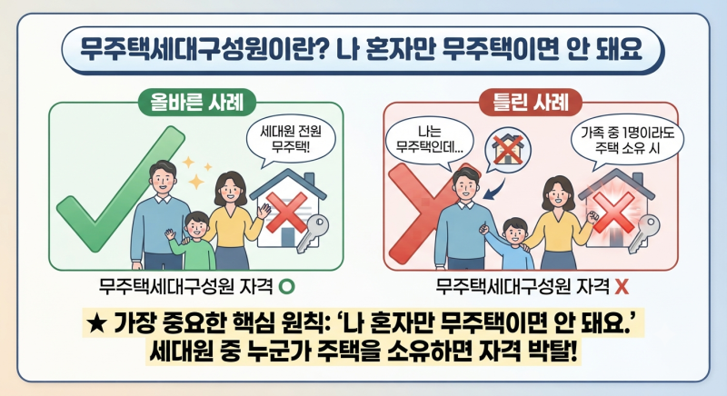 무주택 기간과 무주택 세대주 기준 완벽정리 - 세대분리·부모님주택까지 (2026년 최신)