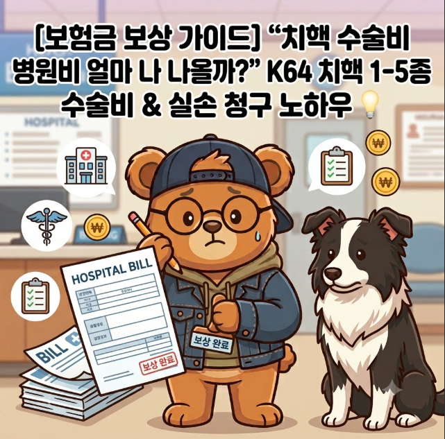 [보험금 보상 가이드] "치핵 수술비 병원비 얼마나 나올까?" K64 치핵 1-5종 수술비 & 실손 청구 ....