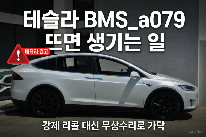 테슬라 BMS_a079 뜨면 생기는 일