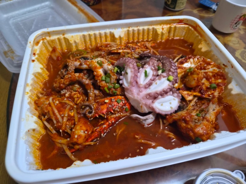[해원해물아구찜] 해물아구찜 중자 포장후기, 동구릉 맛집, 구리 해물찜, 구리 아구찜