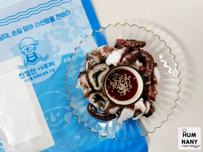 수산물이력제 확인으로 간단하게 문어숙회 레시피