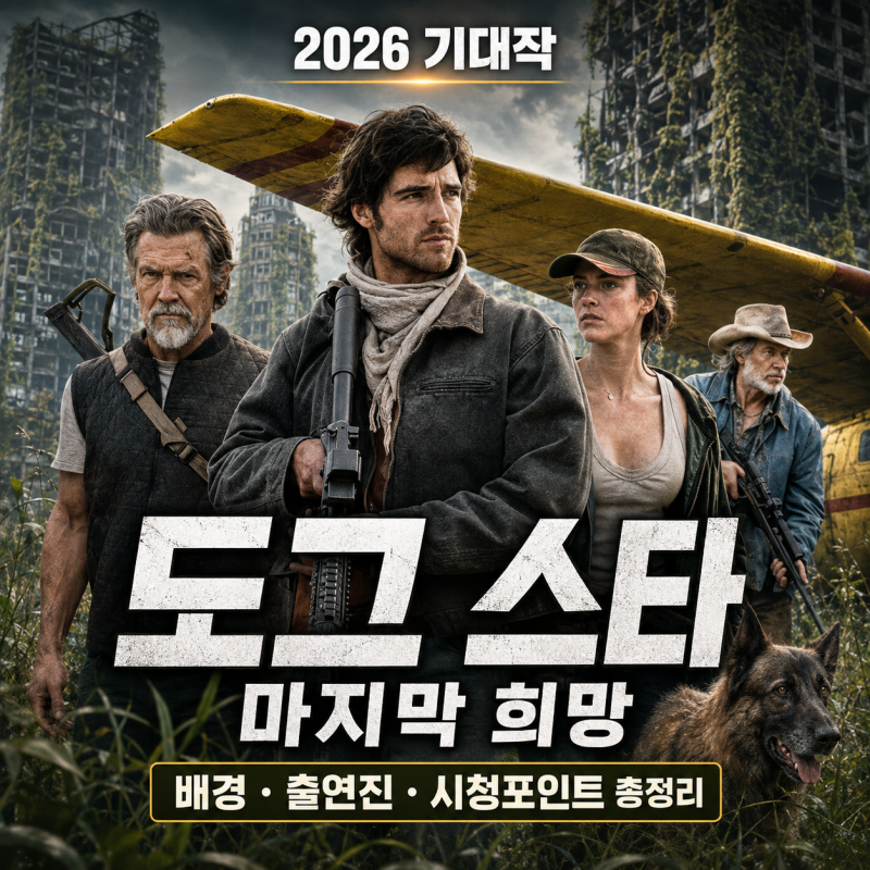 ✈️ 리들리 스콧이 그린 인류 종말 이후의 세계｜영화 《도그 스타: 마지막 희망》 출연진·....