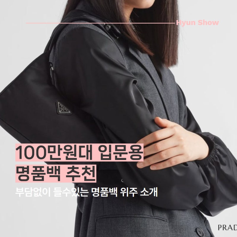 첫 명품백 추천! 100만원대 200만원대 명품백 입문 추천 BEST 6 (2026 최신)