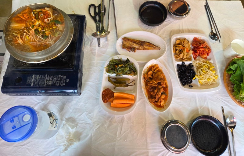 대천해수욕장 한식 맛집 한끼밥상 대천 해물뚝배기