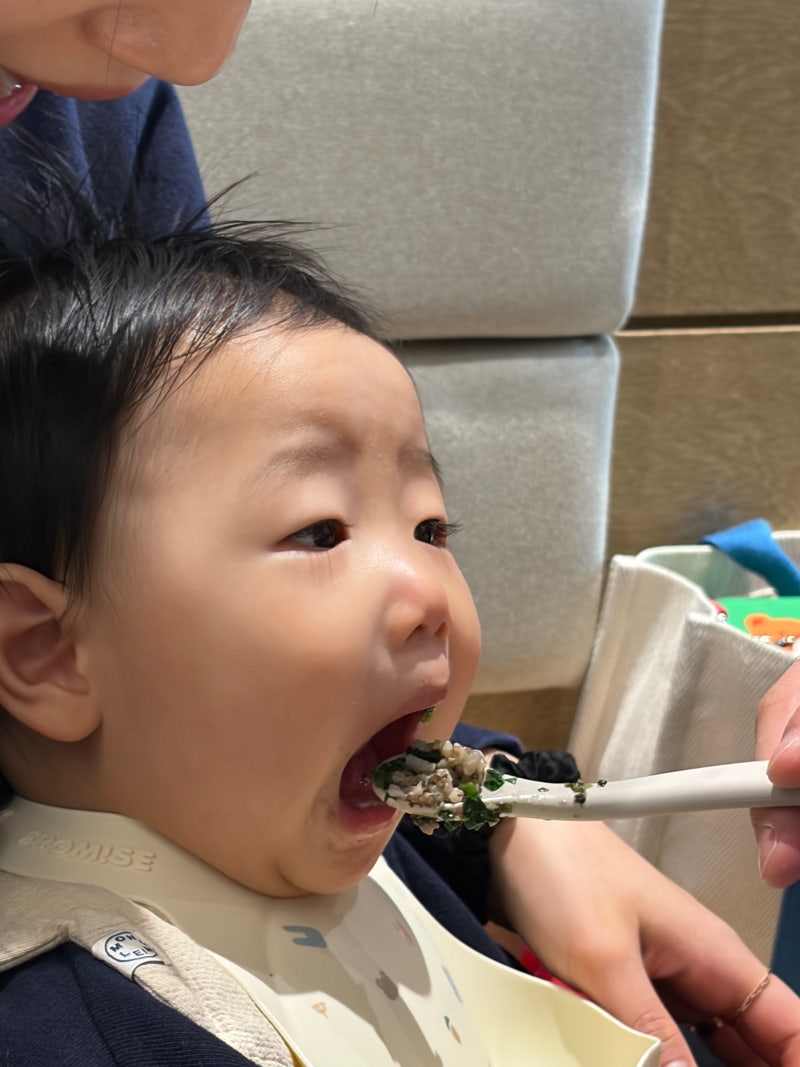초기 이유식 죽이유식 준비물 마더케이 실리콘 이유식용기 전자레인지