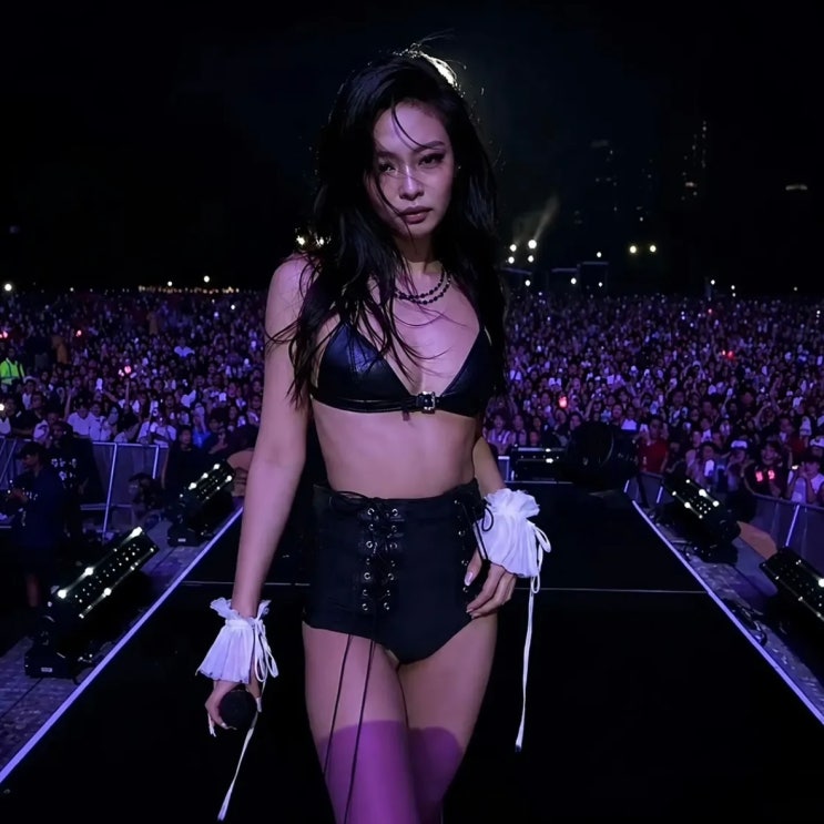 문신도 묻혀버렸다... <b>롤라팔루자</b> 뒤집은 제니패션