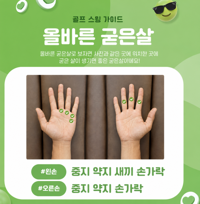 골프 굳은살 위치별 의미 정상과 잘못된 굳은살 총정리