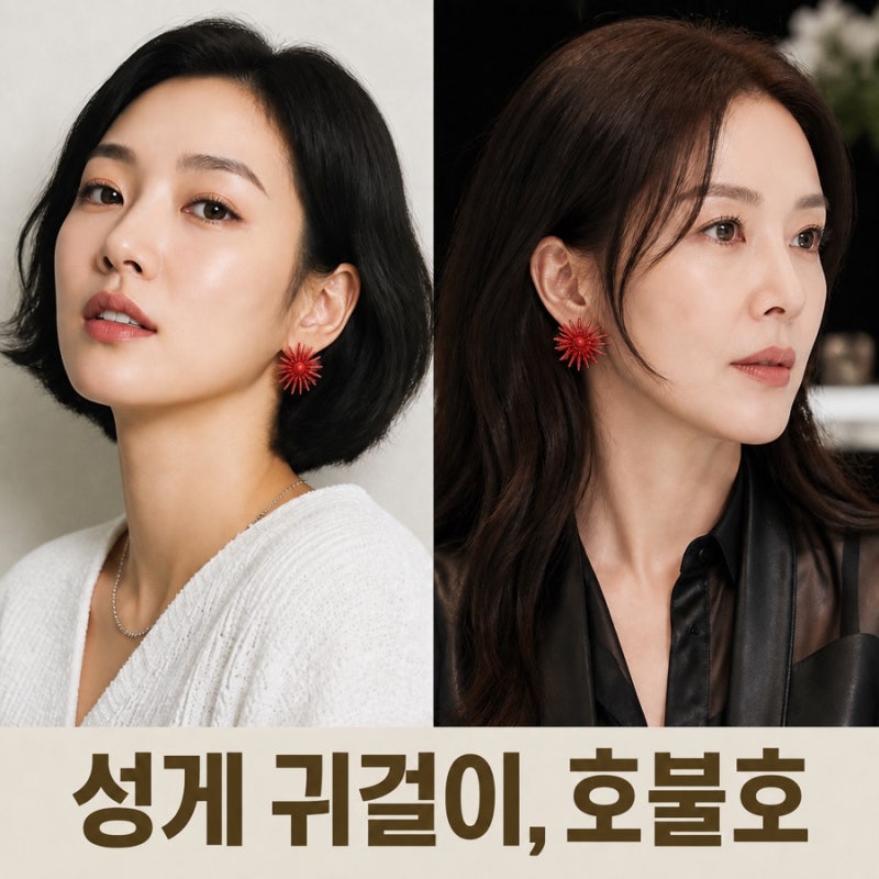 Kim Go-eun vs. Uhm Jung-hwa: The Divided Opinions on the Sea Urchin Earrings, Why the Same Chanel Caused a Stir