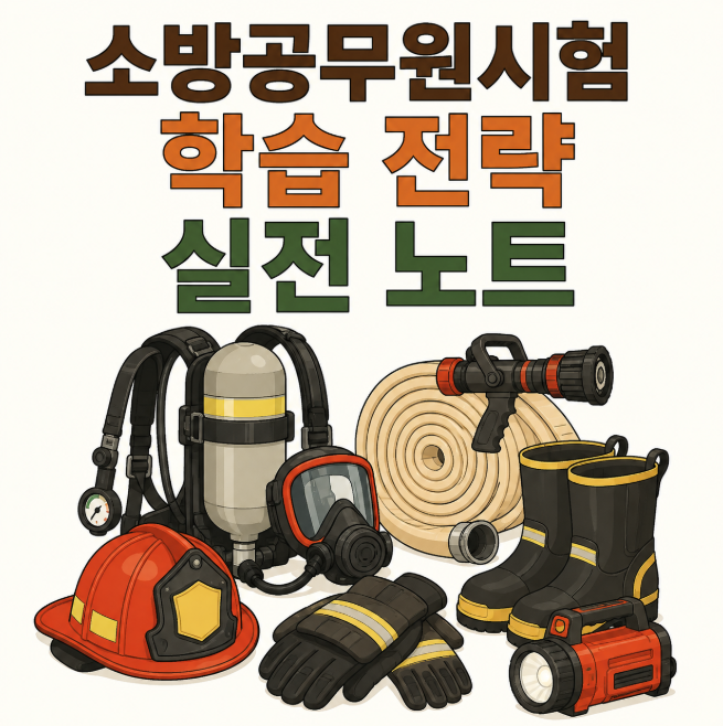 소방공무원시험, 과목별 출제비중과 난도 차이에 따른 학습 전략