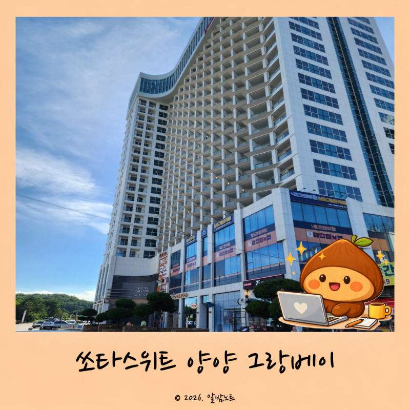 강원도 쏘타스위트 양양 그랑베이 | 낙산해수욕장 도보 1분 오션뷰 숙소