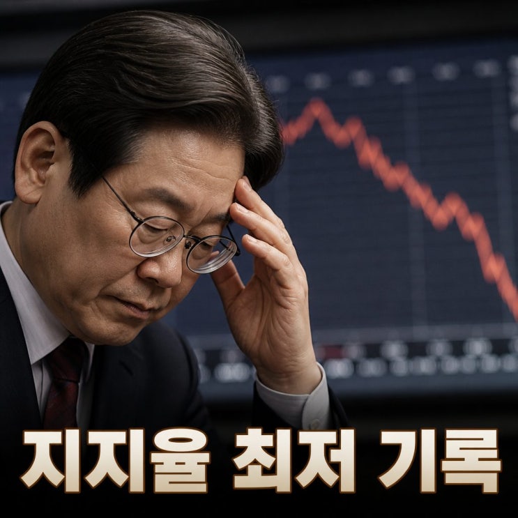 <b>이 대통령 지지율</b> 45.9% 취임 후 최저, 30대에서 크게 <b>하락</b>한 이유