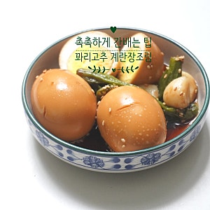꽈리고추 계란장조림 만들기 장조림 레시피