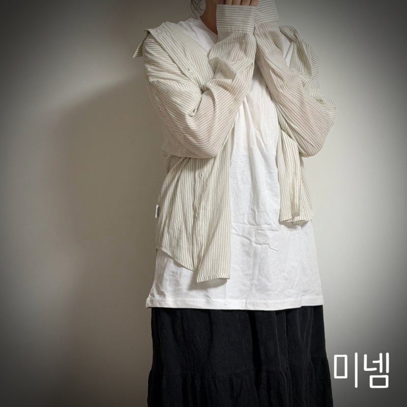 여성 빅사이즈 반팔티 기본 반팔티 레이어드 하기도 좋은 미넴