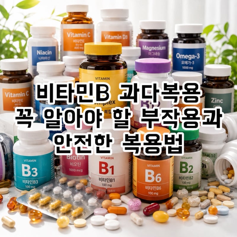 비타민B 과다복용 | 꼭 알아야 할 부작용과 안전한 복용법
