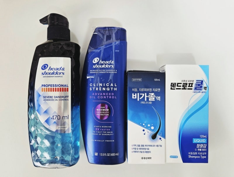 비가졸·덴드로프쿨·헤숄 클리니컬 스트렝스 비교 | 지루성 두피염 셀프 치료