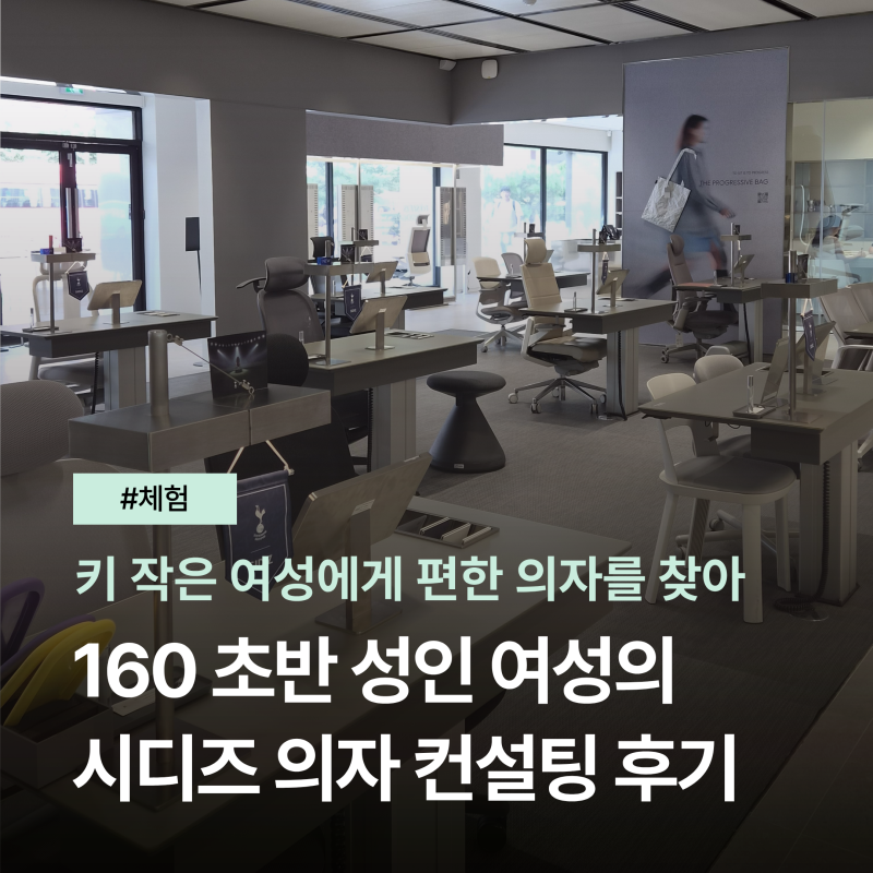 [서울/합정] 좌판 짧은 키작녀 의자 추천 | 일반 의자 쓰다 허리디스크 초기 진단받은 160cm 초....