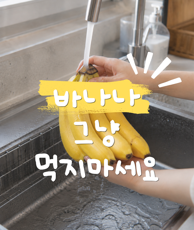 바나나 씻어서 먹어야 하나요? 바나나 보관 방법부터 오래 신선하게 먹는 꿀팁