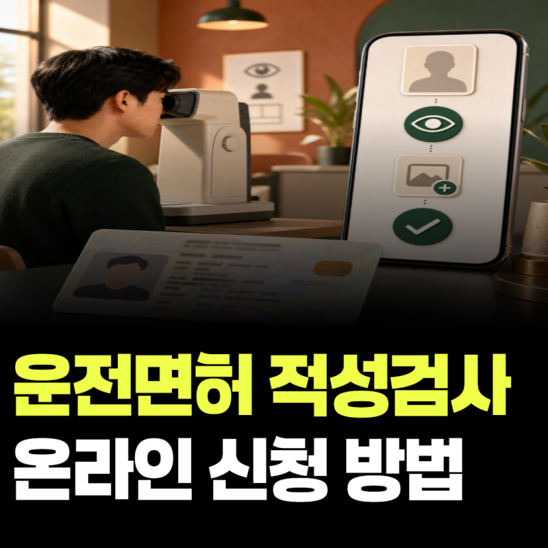 운전면허 적성검사 온라인 신청 방법, 경찰서 방문이 필요한 경우는?
