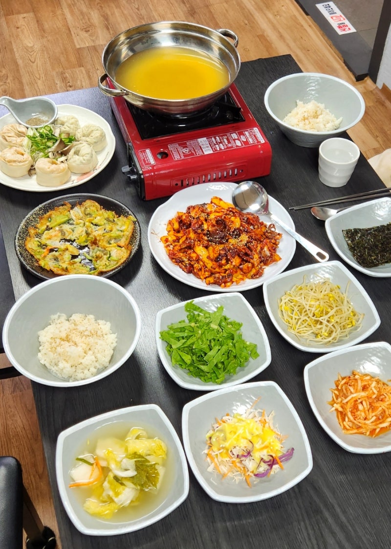 진천읍 맛집 대만족 직화불쭈꾸미 만두전골 골프존카운티 진천 식당 군청