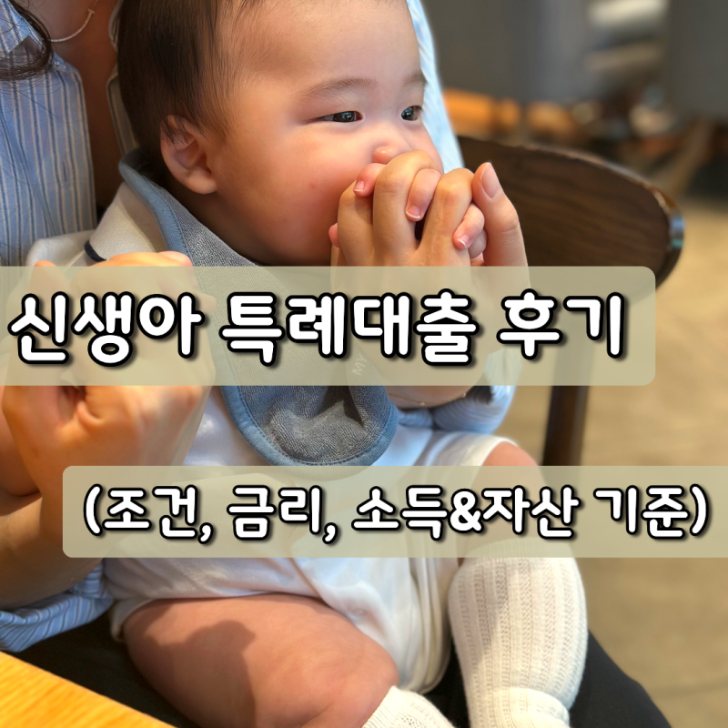신생아 특례대출(매매) 조건 및 금리·기간·소득·자산 가이드