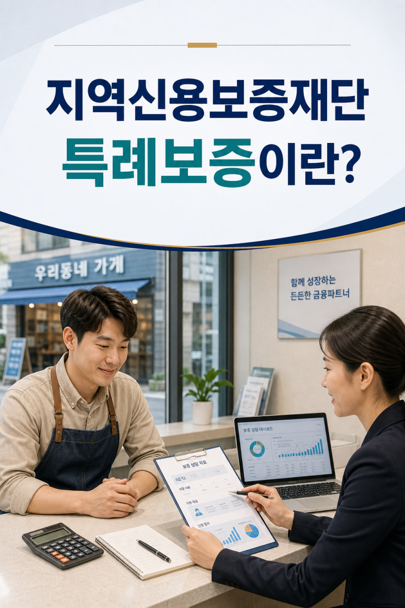 지역신용보증재단 특례보증이란