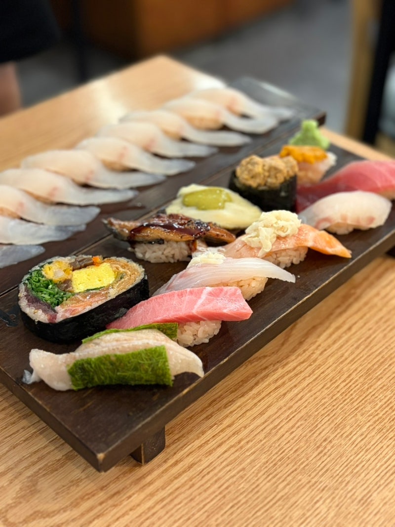 철산초밥 맛집 [김태완스시 광명철산점] 광어초밥과 오마카세초밥 식사 후기