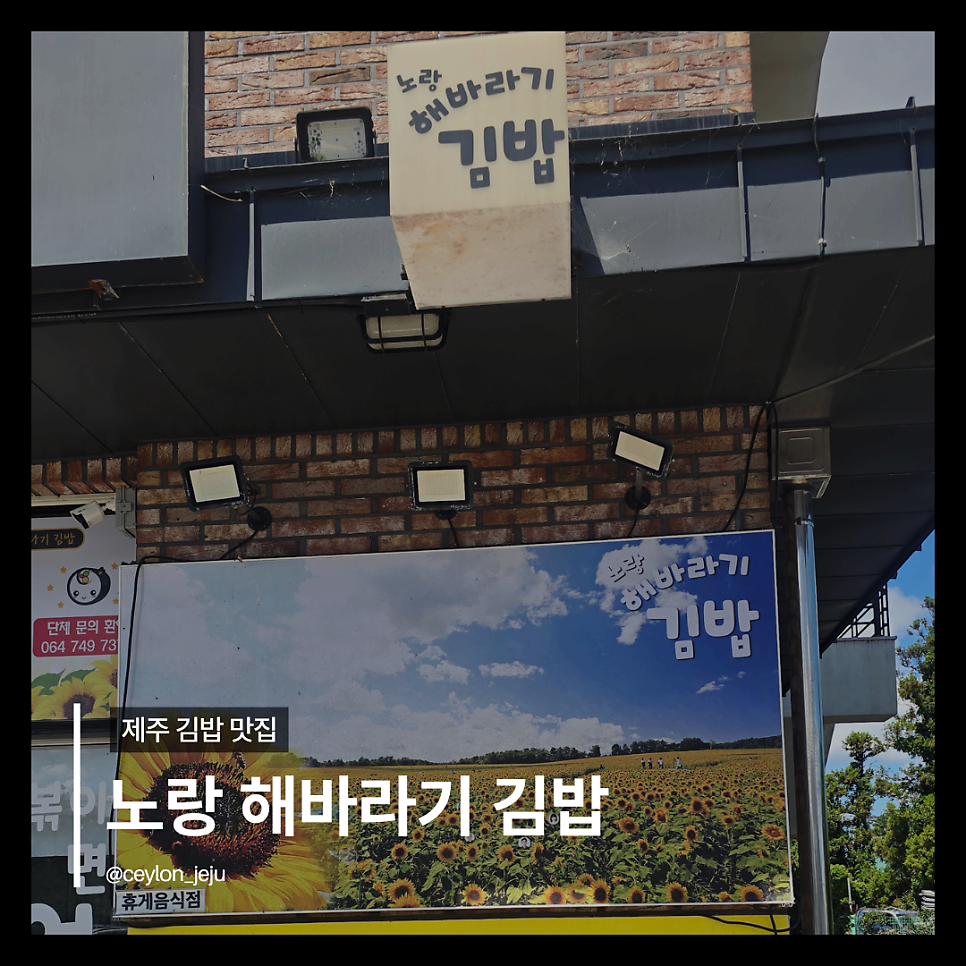 노랑해바라기김밥 사진 1
