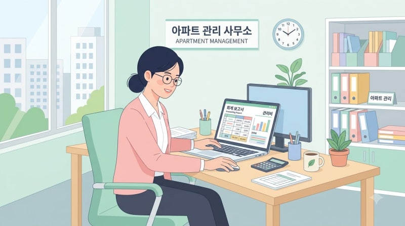 아파트관리사무소 경리, 자격증 없어도 될까요? 채용공고로 확인해봤습니다