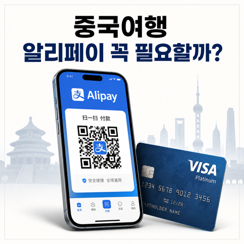 “중국여행 필수라던데?” 알리페이 카드등록 방법과 오류 해결